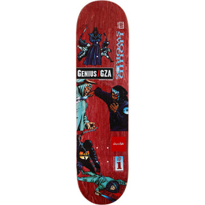 Chocolate x Interscope Records Hip Hop 50th Anniversary Alvarez GZA Liquid Swords Skateboard. Shape G052. 8.25" x 31.875"Wheelbase: 14". Nose: 6.875". Tail: 6.55". Free, fast NZ shipping. Same day delivery Dunedin before 3pm. Shop skateboards online with Pavement skate store Dunedin, since 2009.