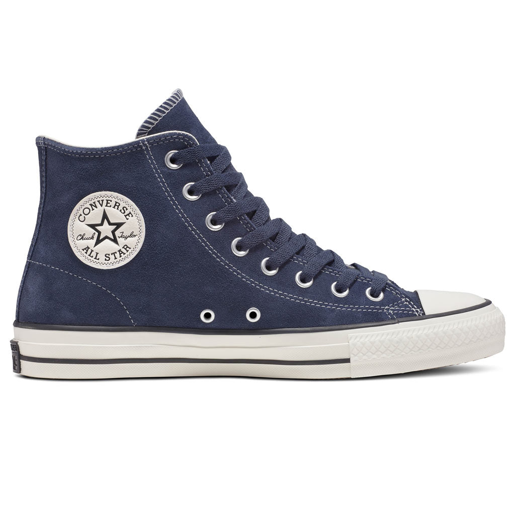Converse CTAS Hi Pro - Navy/Egret/Black. The CONS CTAS Pro sneaker combines the best of design and function, retooling the 1917 original with skate-ready elements. Shop CONS skate shoes online with Pavement skate store and enjoy free NZ shipping over $150 - Same day Dunedin delivery and easy returns.