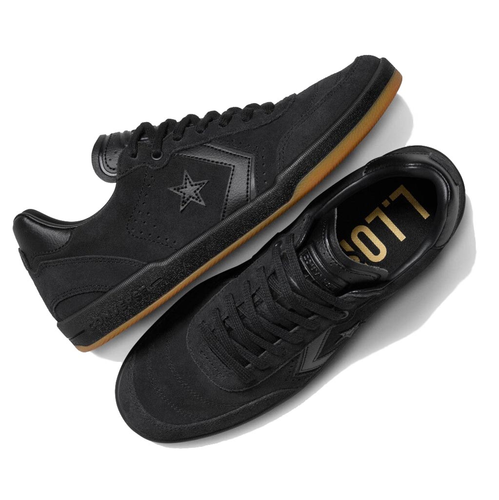 Converse Louie Lopez 2 Skate Shoe Black/Black/Gum | Shop Converse CONS skate shoes online with Pavement Skate Store with free Aotearoa NZ shipping over $100*!