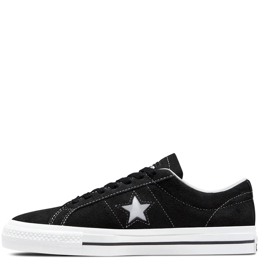 CONVERSE ONE STAR PRO LOW SUEDE - BLACK/WHITE