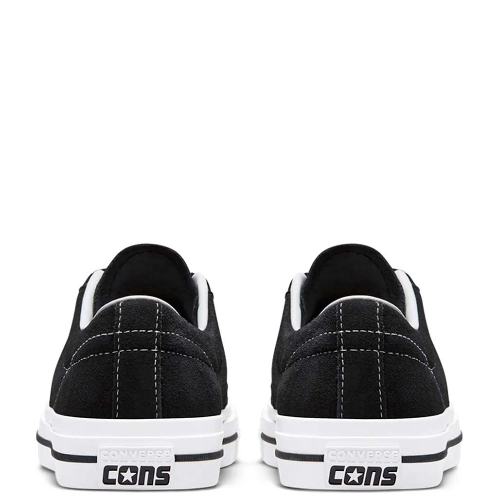CONVERSE ONE STAR PRO LOW SUEDE - BLACK/WHITE