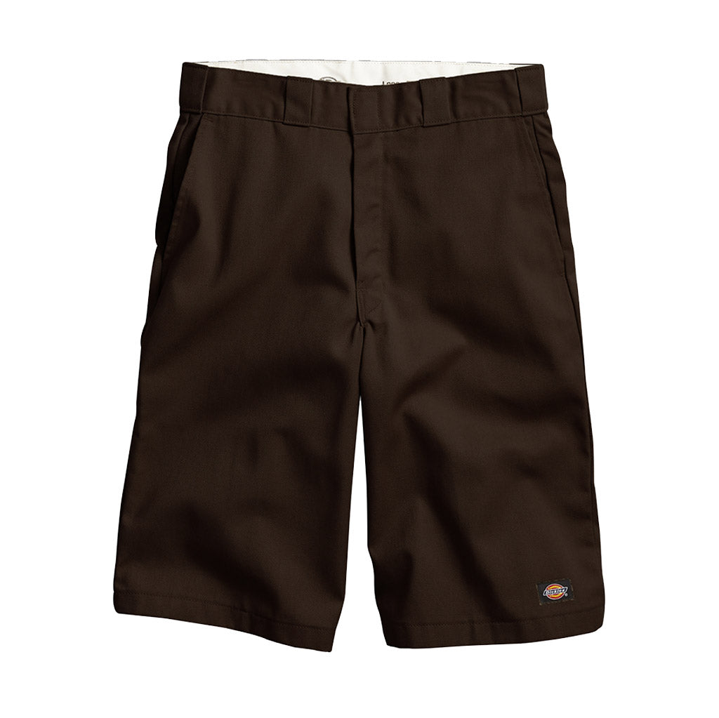 DICKIES 42283 13" LOOSE FIT MULTI POCKET SHORT - DARK BROWN