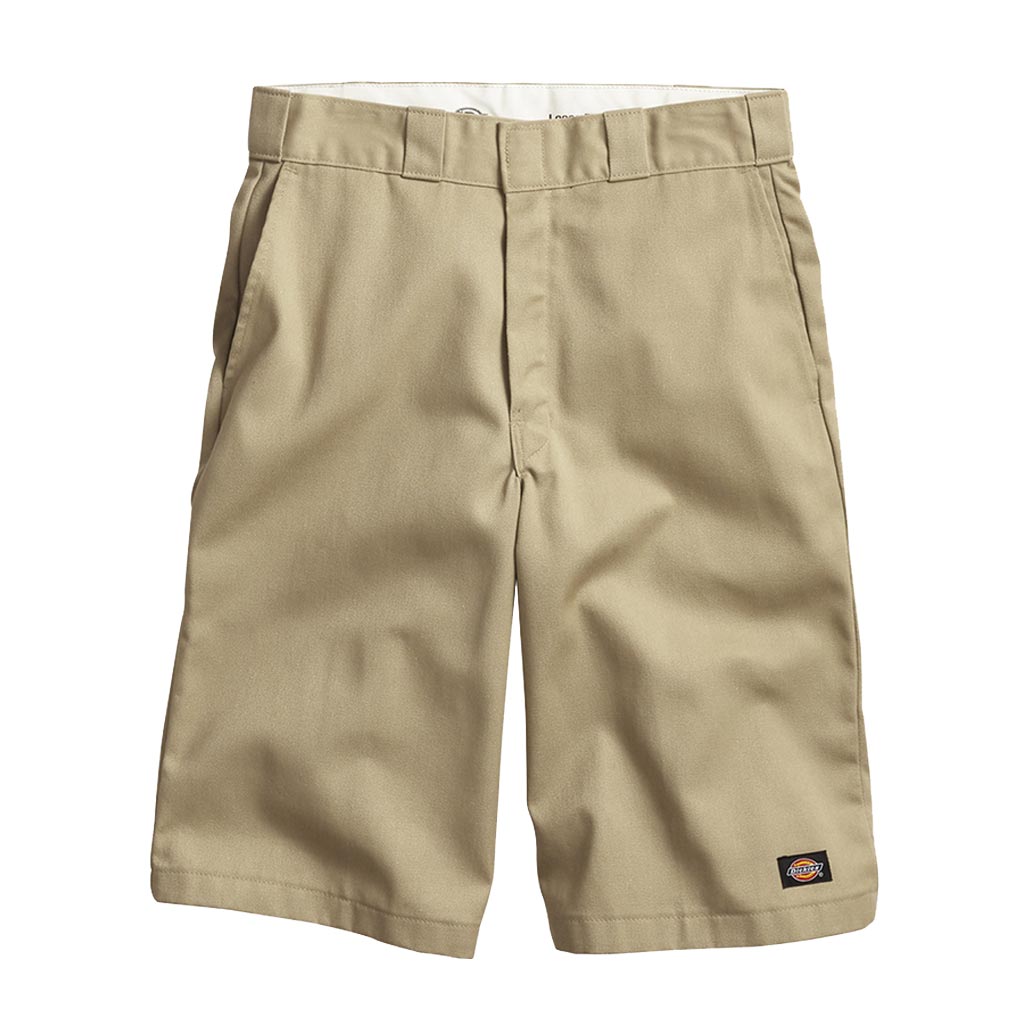 DICKIES 42283 13" LOOSE FIT MULTI POCKET WORK SHORT  - KHAKI