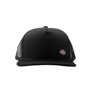 Dickies Classic Label Corduroy Trucker - Black - 100% Cotton Twill / 100% Polyester Mesh - Trucker style - Mesh backing - Adjustable snapback closure - Woven label to front