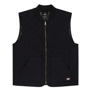 Dickies Izoro Quilted Vest - Black. Quilted vest. Front pockets. Woven label on waist. Full zip closure. Rib-knit collar. Shop Dickies clothing online with Pavement, Dunedin's independent skate store est. 2009. Free NZ shipping over $150 - Same day Dunedin delivery - Easy returns.