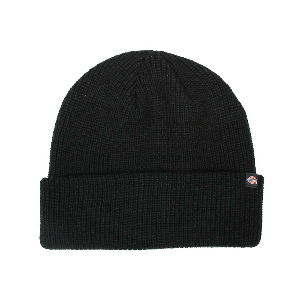 Dickies Seattle Beanie - Black. The Seattle basic cuff beanie features a font woven label. 100% Acrylic. Enjoy free shipping across New Zealand on your Dickies order over $100 with Pavement, Dunedin's independent skate store.