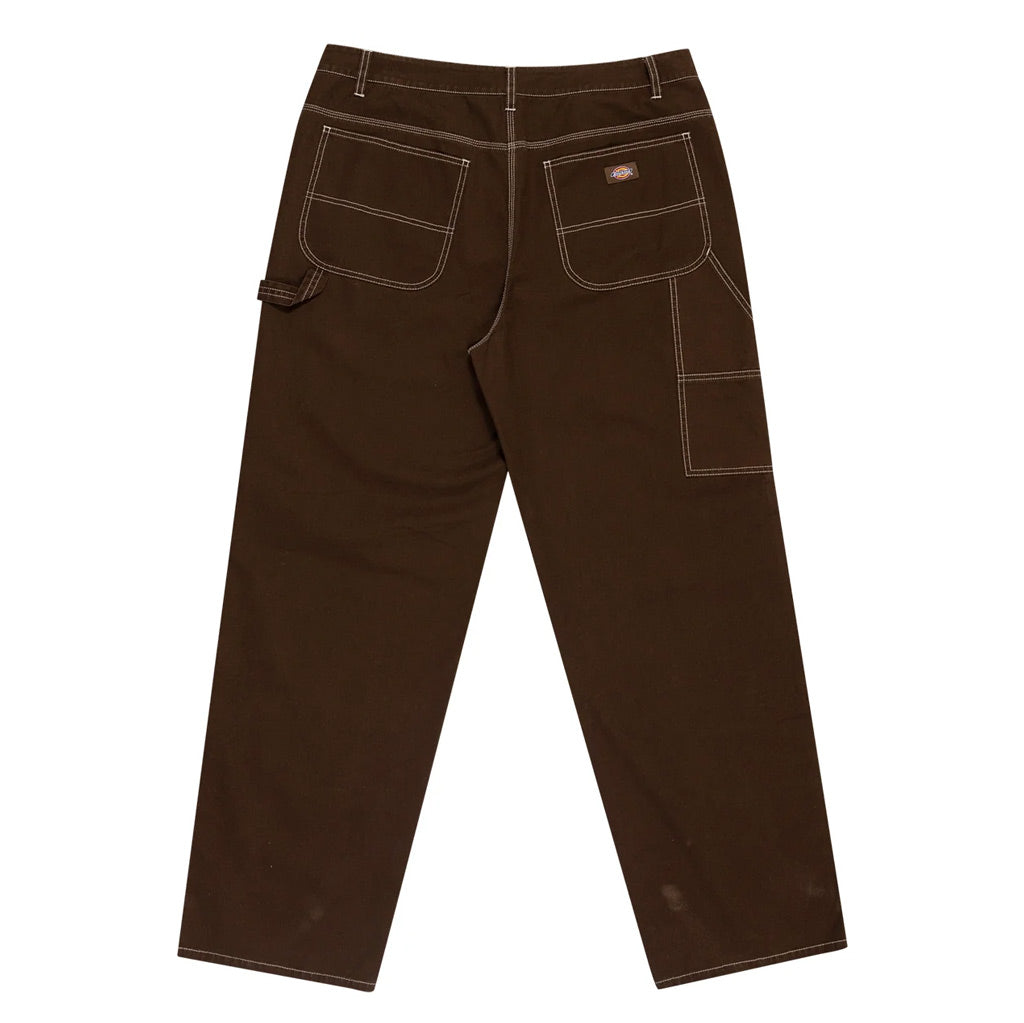 Dickies Tejano Relaxed Fir Panelled Carpenter Pants - Stone Washed Timber. Relaxed fit. Contrast stitched paneled carpenter pant. Embroidery on left pocket. Woven label on back pocket. Hammer loop on left leg. Free NZ shipping on your Dickies order over $150 with Pavement Skate Store, Dunedin.