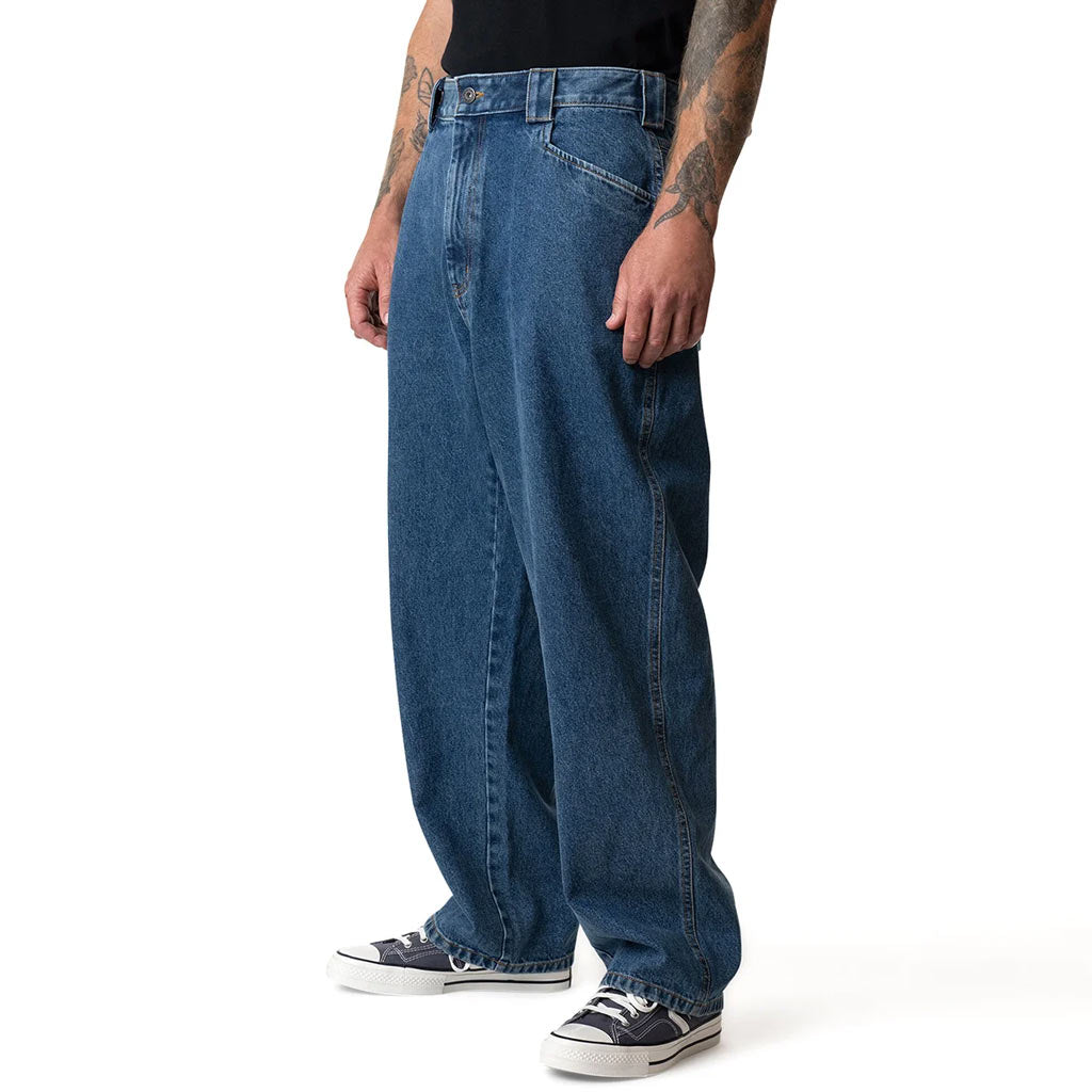 Dickies X Mike Anderson Denim Pants - Stone Washed Blue | Free Aotearoa shipping over $100* when you shop Dickies online with Pavement Skate Store.