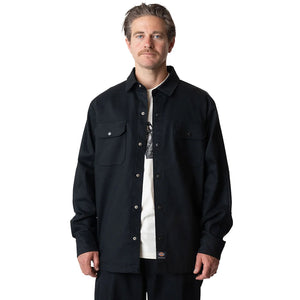 Dickies X Mike Anderson Lined Shacket - Black | Free Aotearoa shipping over $100* when you shop Dickies online with Pavement Skate Store.