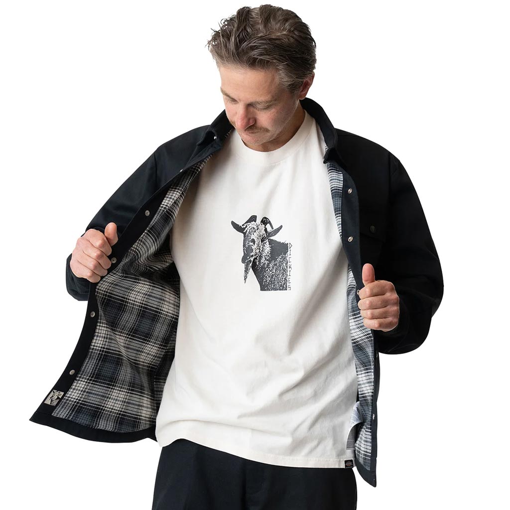 Dickies X Mike Anderson Lined Shacket - Black | Free Aotearoa shipping over $100* when you shop Dickies online with Pavement Skate Store.