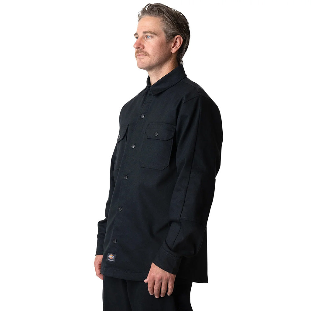 Dickies X Mike Anderson Lined Shacket - Black | Free Aotearoa shipping over $100* when you shop Dickies online with Pavement Skate Store.