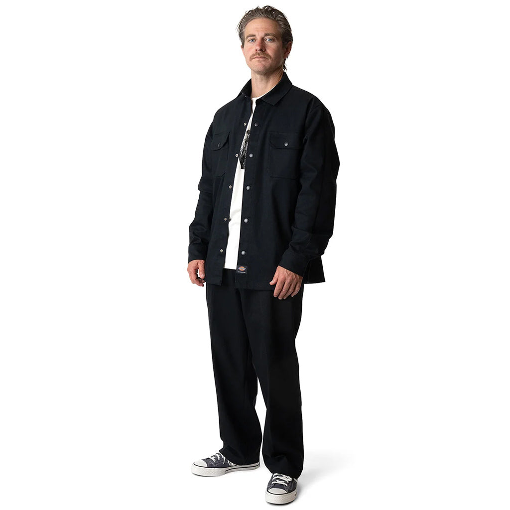 Dickies X Mike Anderson Lined Shacket - Black | Free Aotearoa shipping over $100* when you shop Dickies online with Pavement Skate Store.