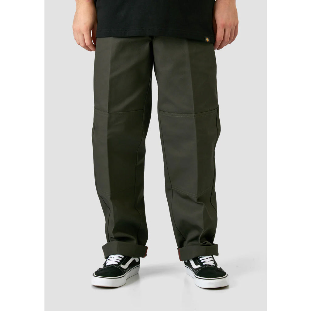 DICKIES X SPITFIRE DOUBLE KNEE PANT - OLIVE GREEN