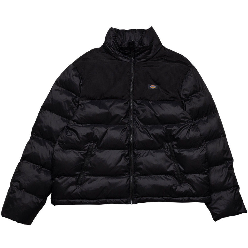 Dickies Haskell Puffer Jacket - Black. Product Code: DM124-JA06. Shop Dickies men's jackets online with Pavement skate store. Free NZ shipping over $150 - Same day Dunedin delivery - Easy returns.