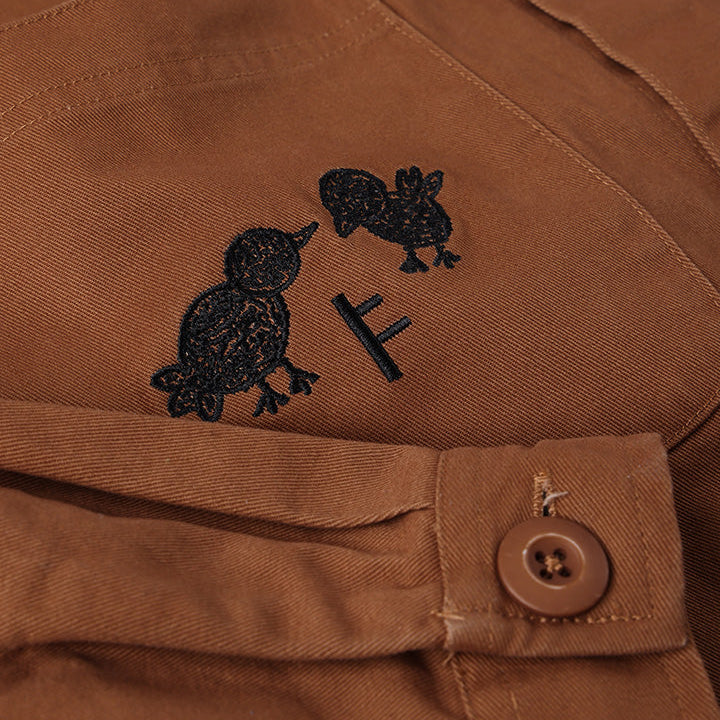 Former DXD Reynolds in Overshirt Brown | Shop Former Merchandise clothing online with Pavement Skate Store with free Aotearoa NZ shipping over $100*!