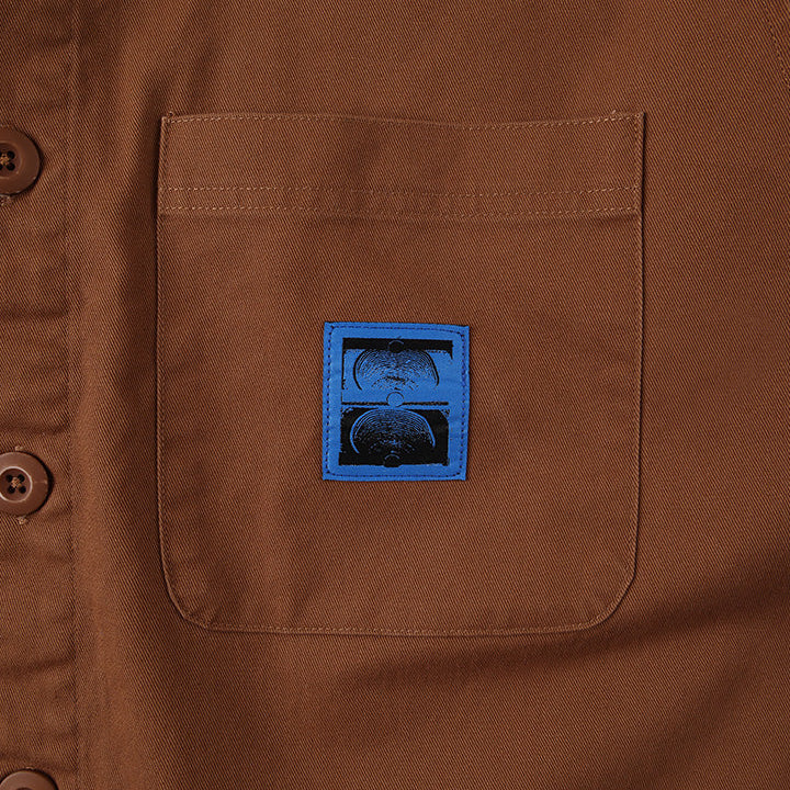 Former DXD Reynolds in Overshirt Brown | Shop Former Merchandise clothing online with Pavement Skate Store with free Aotearoa NZ shipping over $100*!