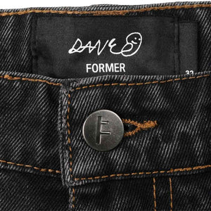 Former Reynolds Denim Pant in Washed Black | Free Aotearoa NZ shipping on your Former order over $100* with Pavement Skate Store online! 
