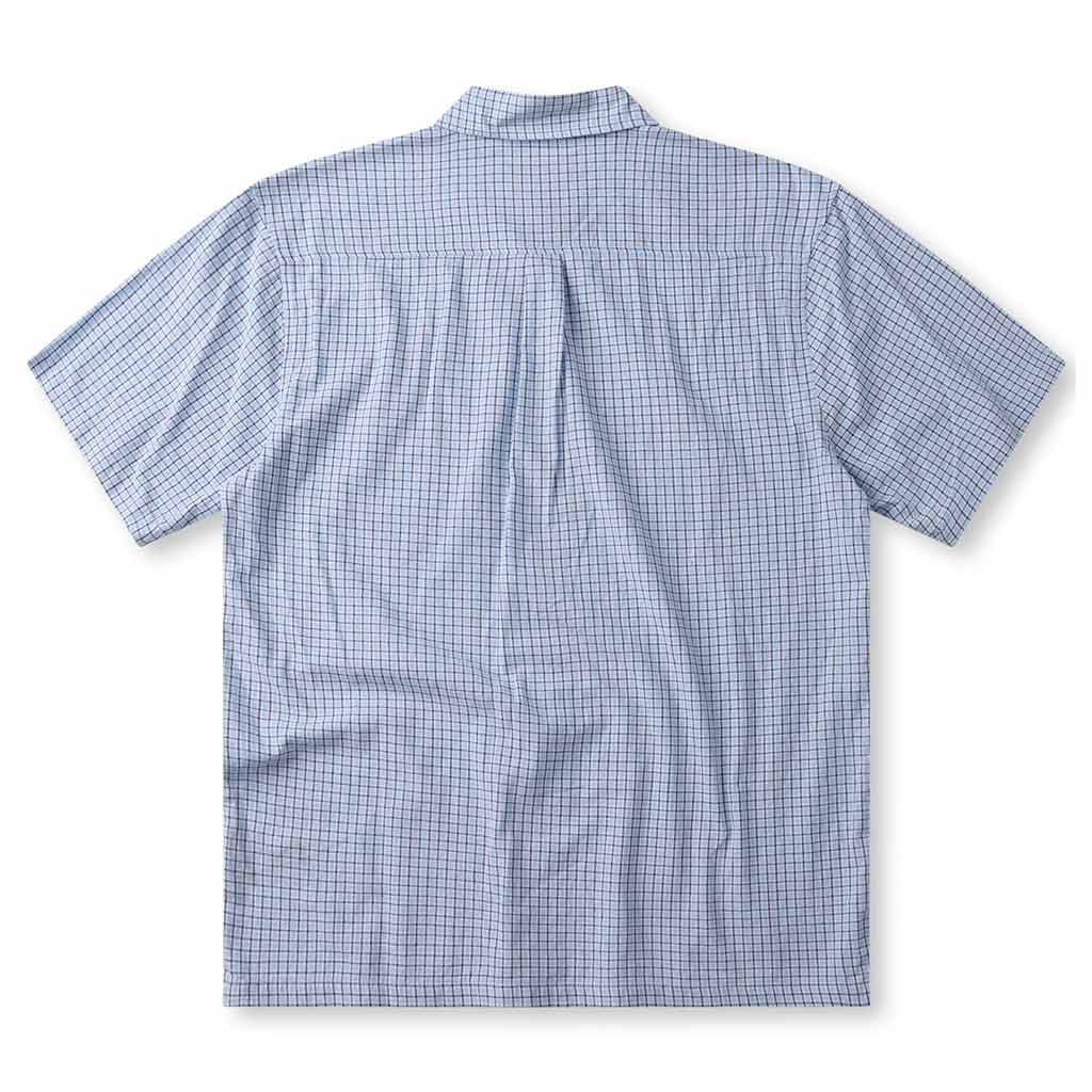 Former Vivian Check SS Shirt - Blue | Free Aotearoa NZ shipping on your Former order over $100* with Pavement Skate Store online!
