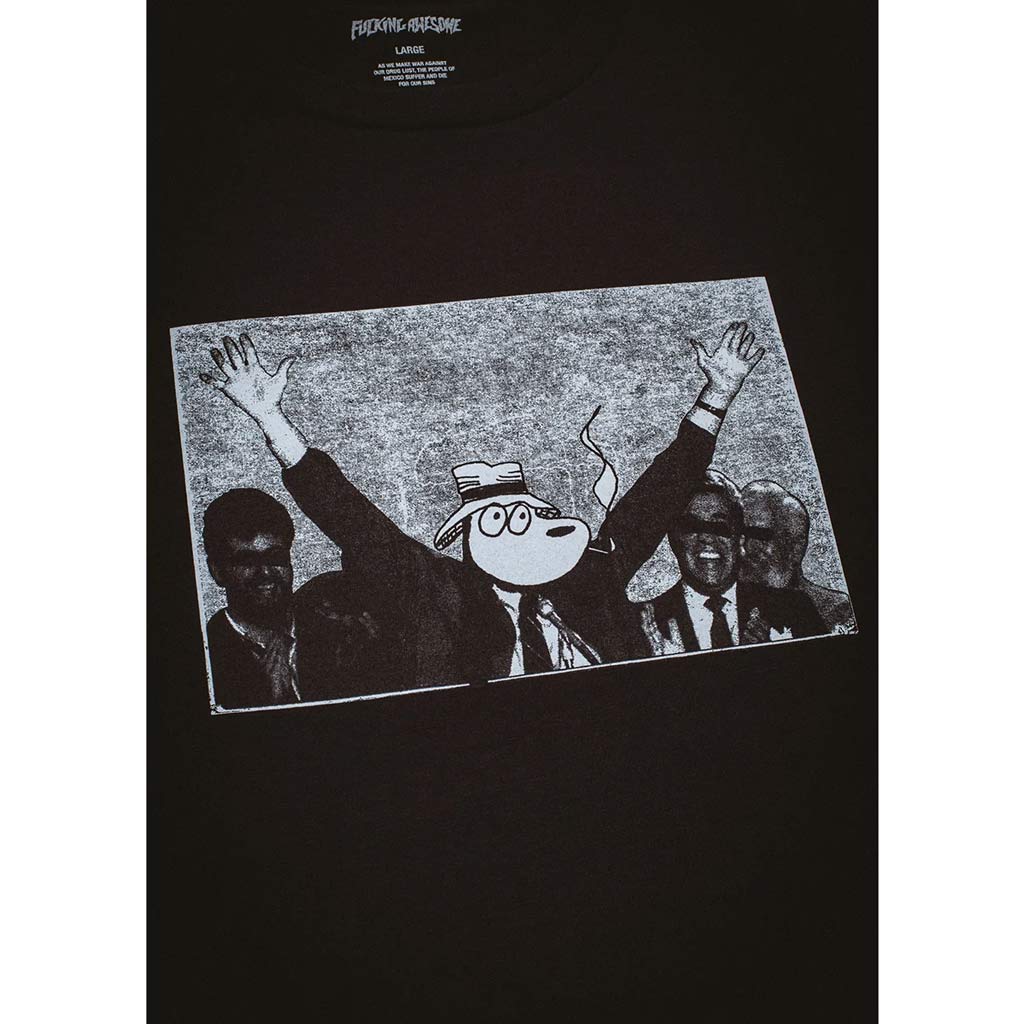 FUCKING AWESOME NOBODY FOR PRESIDENT TEE - BLACK