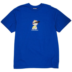 Fucking Awesome Wanto Kid Tee - Royal Blue. 100% Cotton Tee Shirt. Printed Graphic on Front. Shop FA Worldwide clothing and accessories online with Dunedin's independent skate store, PAVEMENT. Free Aotearoa NZ shipping over $150 - Same day Dunedin delivery - Easy returns.