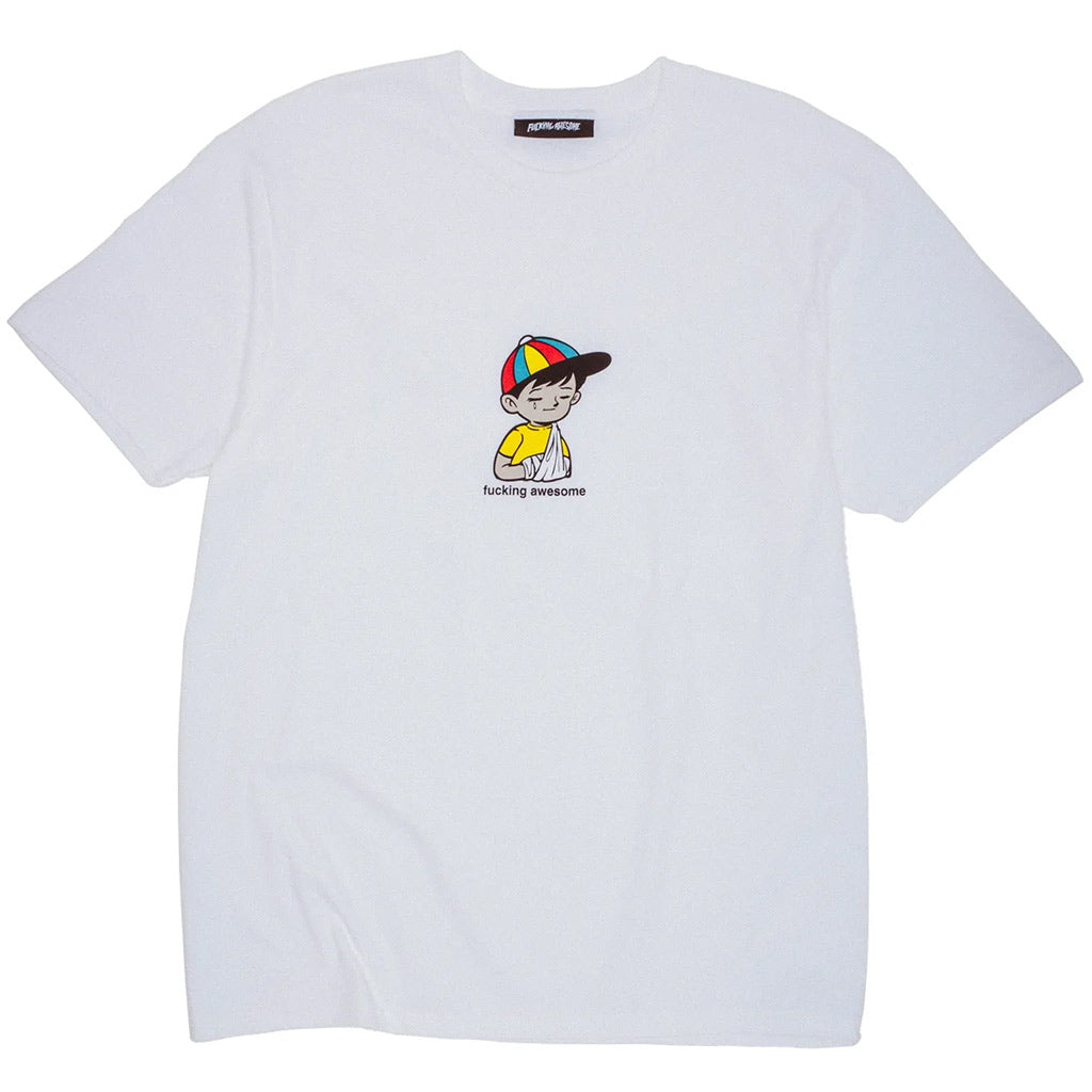 Fucking Awesome Wanto Kid Tee - White. 100% Cotton Tee Shirt. Printed Graphic on Front. Shop FA Worldwide clothing and accessories online with Dunedin's independent skate store, PAVEMENT. Free Aotearoa NZ shipping over $150 - Same day Dunedin delivery - Easy returns.