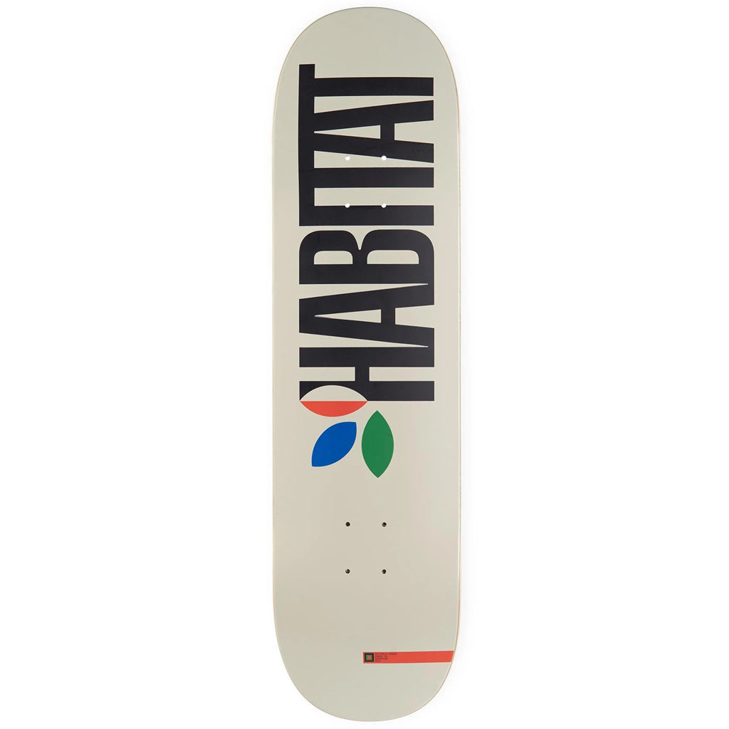 Habitat Apex Bold Twin Tail Skateboard Deck 8.5 X 32.375. WB 14.25. Twin Tail Shape. Spot colour printed deck with red foil highlights. Classic 7ply Canadian hard rock maple. Assorted stains. Free NZ shipping. Shop skateboard decks online with Pavement, Dunedin's independent skate store since 2009.