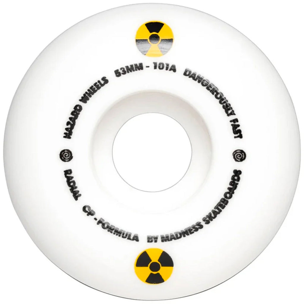Hazard Swirl CP+ Radial 53mm 101A Wheels | Shop skateboard wheels with free Aotearoa NZ shipping over $100* online with Pavement Skate Store!