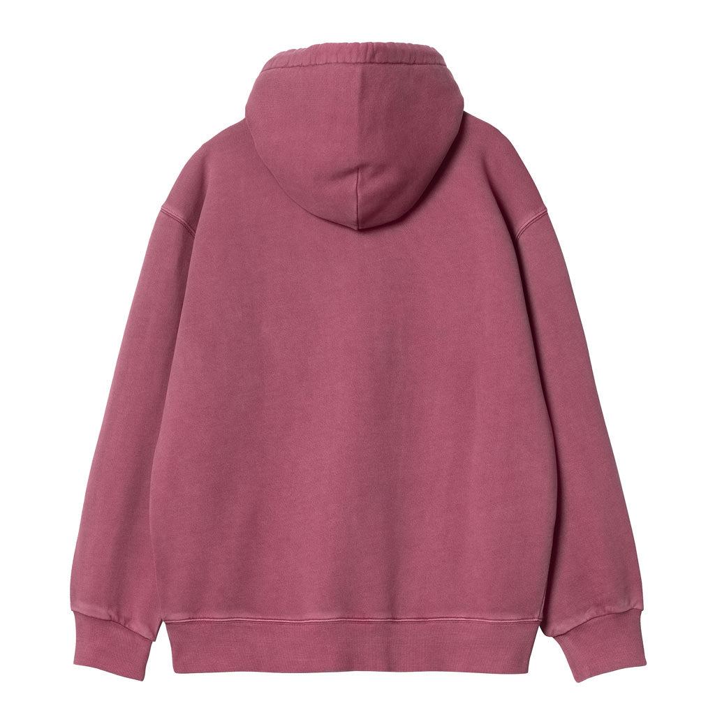 Carhartt WIP Hooded Nelson Sweat - Magenta Garment Dyed. I029963_1YT_GD. Free NZ shipping - Same day Dunedin delivery - Easy returns. Shop Carhartt WIP online with Pavement skate store, Dunedin's independent since 2009.