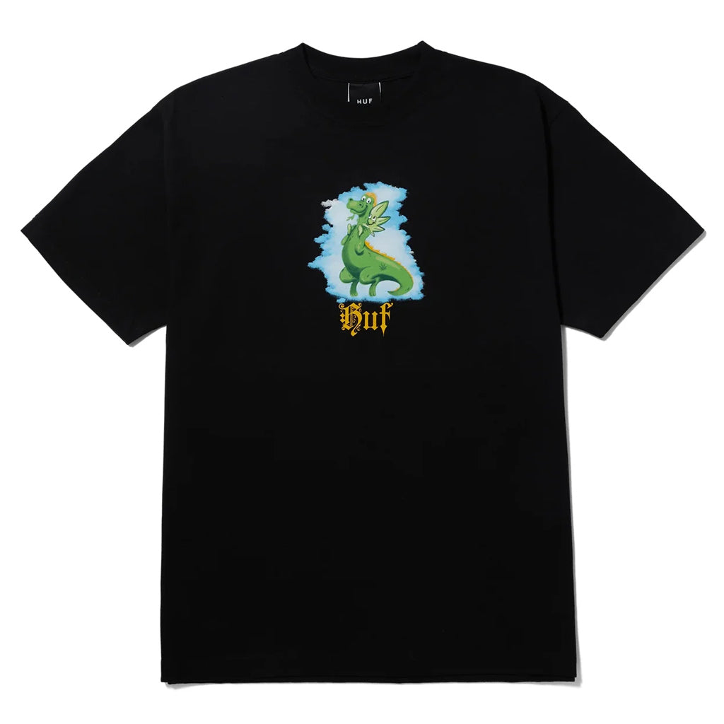 Huf Fairy Tale Tee - Black. 100% Cotton short sleeve tee. Printed artwork at front. HUF woven label at interior neck. Shop HUF Worldwide clothing, skateboards and accessories online with Pavement skate store, Dunedin's independent since 2009. Free NZ shipping over $150 - Same day Dunedin delivery - Easy returns.