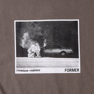 Former Ignite Boxy Tee in Washed Brown | Shop Former Merchandise clothing online with Pavement Skate Store with free Aotearoa NZ shipping over $100*!