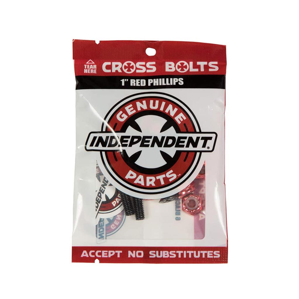 Independent 1" Phillips Hardware - Black/Red. Shop Independent Trucks with Pavement skate store online. Free NZ shipping over $150 - Same day Dunedin delivery - Easy returns.