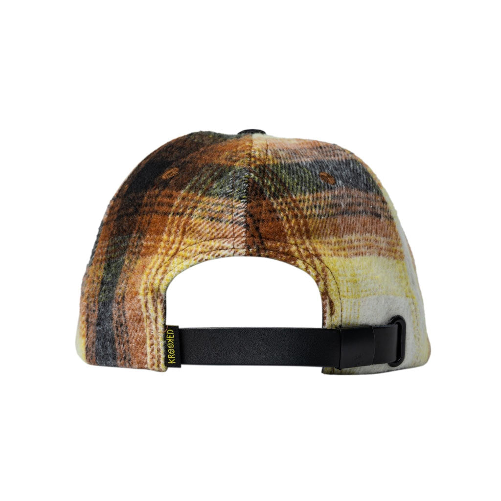 Krooked Double Ok Script Snapack - Flannel/Black | Shop Krooked Skateboards online with Pavement Skate Store with free Aotearoa NZ shipping over $100*!