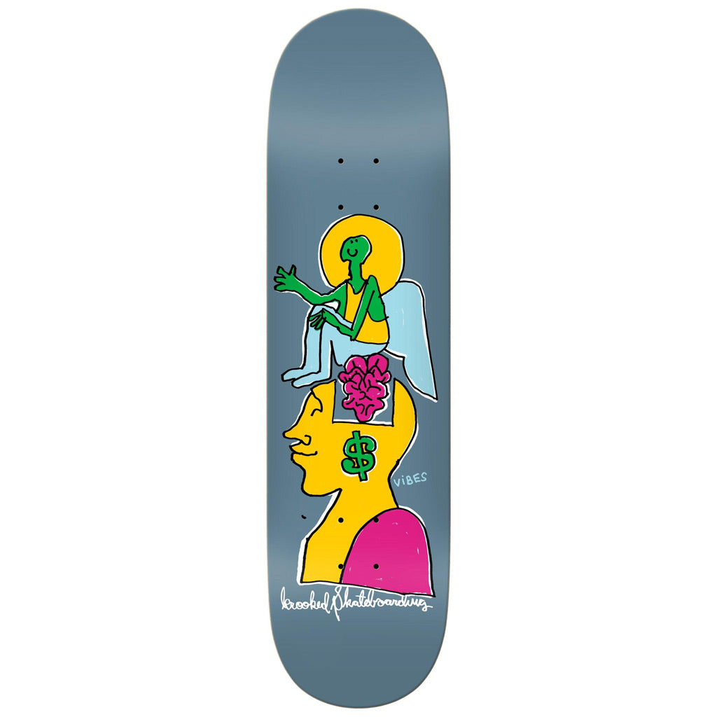 Krooked Smart Money Skateboard Deck 8.25". Shop skateboard decks with Pavement Skate Store and receive free Aotearoa NZ shipping over $100* when you buy online!