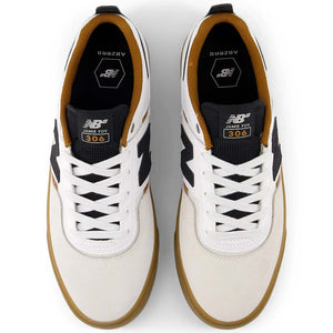 NB Numeric Jamie Foy 306 Skate Shoes in Sea Salt/Black NM306TOS | Free Aotearoa shipping when you buy New Balance Numeric online with Pavement Skate Store.