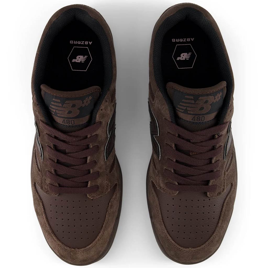NB Numeric 480 - Chocolate UN480CHC | Shop New Balance skate shoes online with Pavement Skate Store with free Aotearoa NZ shipping on orders over $100*!