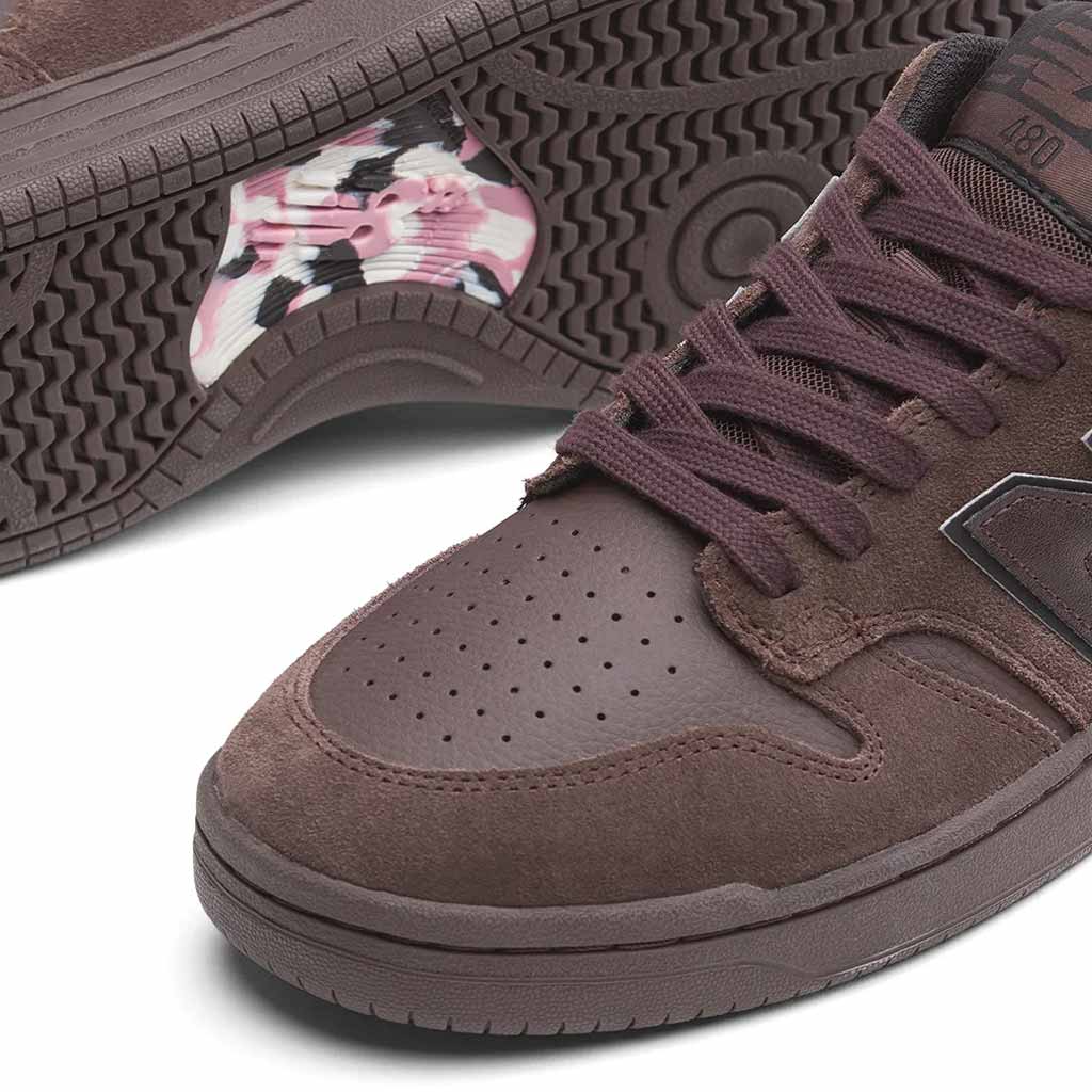 NB Numeric 480 - Chocolate UN480CHC | Shop New Balance skate shoes online with Pavement Skate Store with free Aotearoa NZ shipping on orders over $100*!