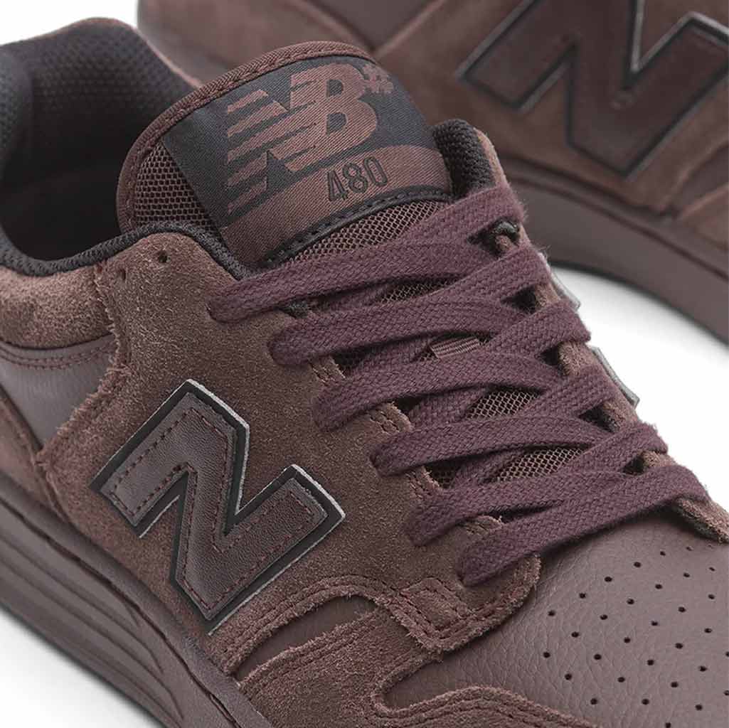 NB Numeric 480 - Chocolate UN480CHC | Shop New Balance skate shoes online with Pavement Skate Store with free Aotearoa NZ shipping on orders over $100*!