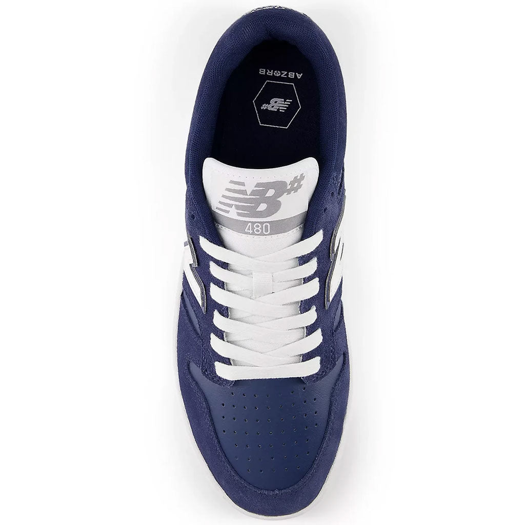New Balance Numeric 480 Skate Shoe Navy/White - NM480PRO | Free Aotearoa NZ shipping over $100* when you order New Balance online with Pavement Skate Store!