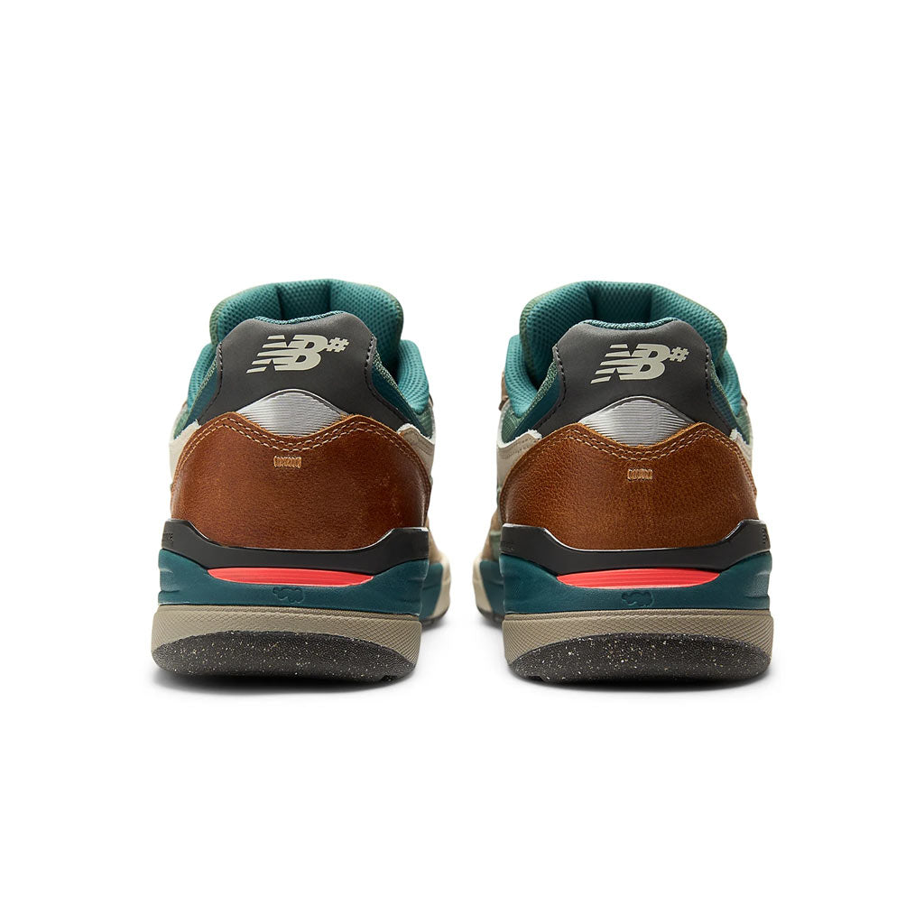 NB Numeric Andrew Reynolds 933 - Mushroom/New Spruce - NM933NAP | Free Aotearoa shipping when you buy New Balance Numeric online with Pavement Skate Store.