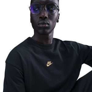 Nike Sportswear Premium Essential Tee in Black/Gold | Free Aotearoa NZ shipping on your Nike SB order over $100* when you shop with Pavement Skate Store!