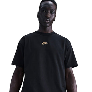Nike Sportswear Premium Essential Tee in Black/Gold | Free Aotearoa NZ shipping on your Nike SB order over $100* when you shop with Pavement Skate Store!