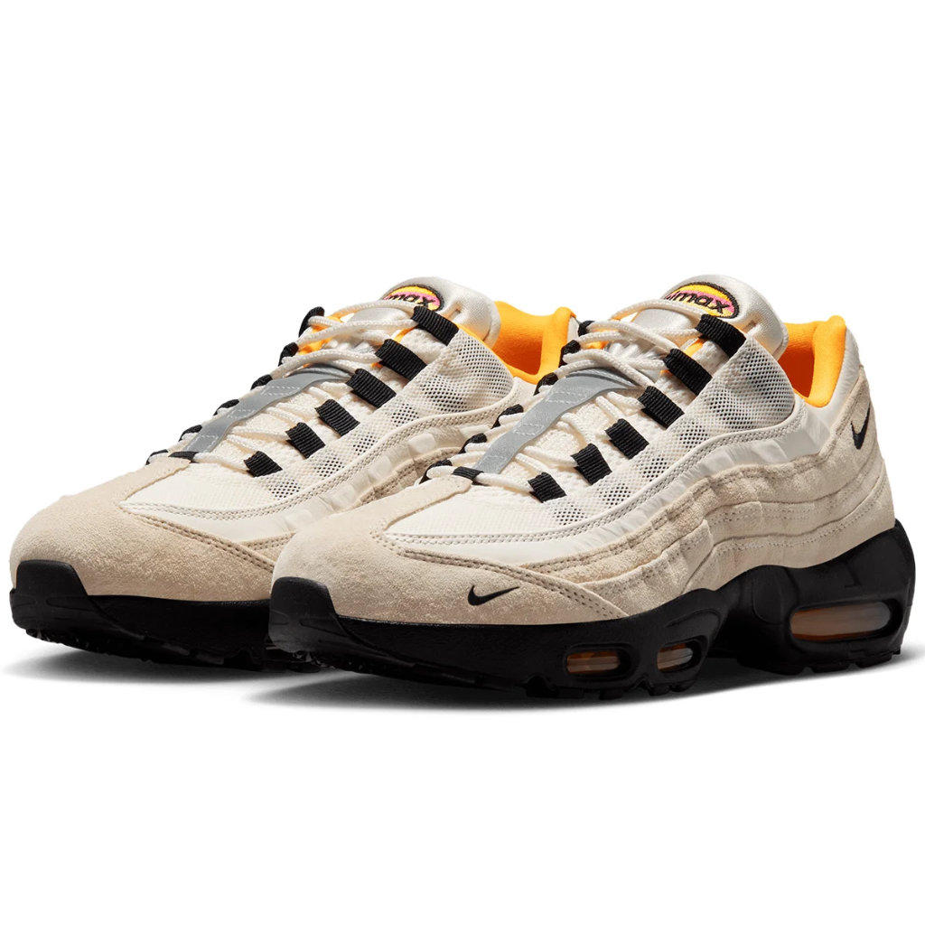 Nike SB Air MAx 95 'Club 58' - Sail/black-Laser Orange - ICQ8395-100 | Free Aotearoa NZ shipping when you buy your pair online with Pavement Skate Store!