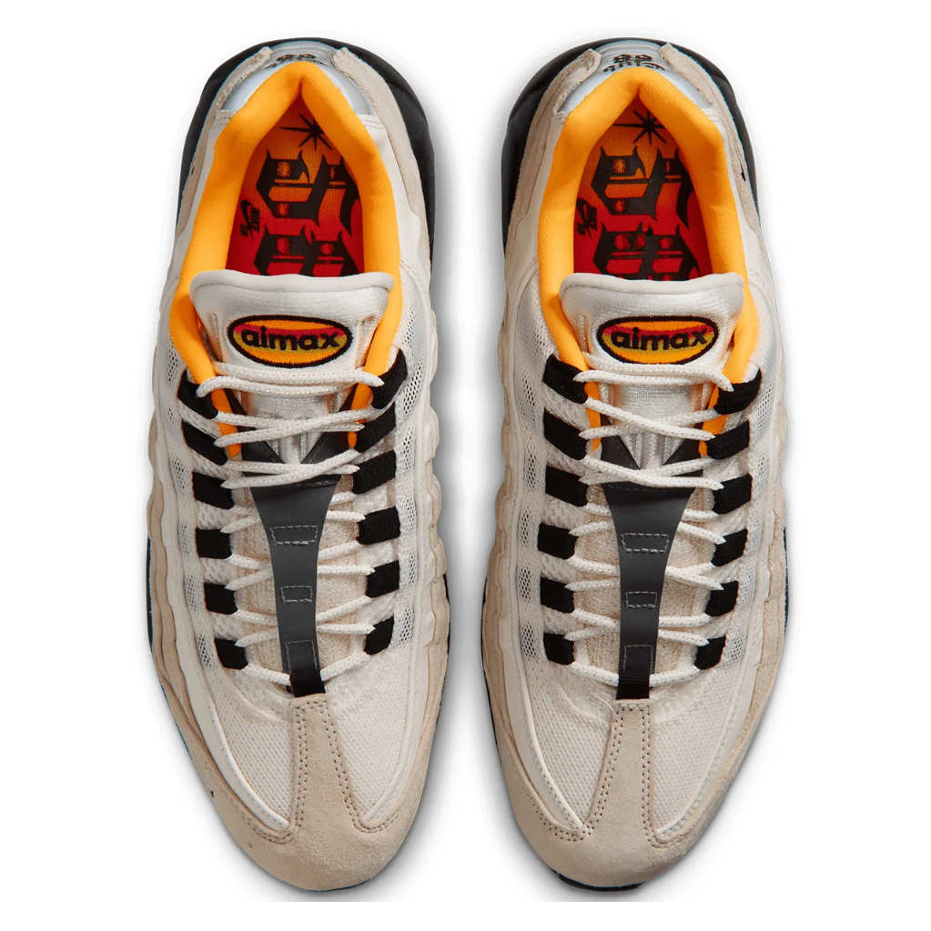 Nike SB Air MAx 95 'Club 58' - Sail/black-Laser Orange - ICQ8395-100 | Free Aotearoa NZ shipping when you buy your pair online with Pavement Skate Store!