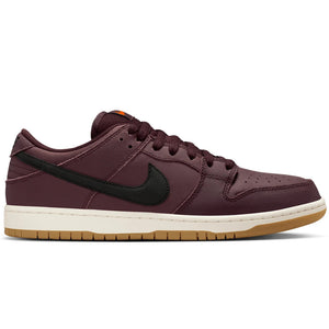 Nike SB Dunk Low Pro ISO - Burgundy Crush - IO2304-600 | Shop Nike SB skate shoes online with Pavement Skate Store! Free Aotearoa NZ shipping over $100*
