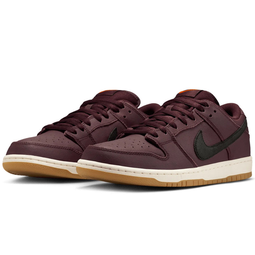 Nike SB Dunk Low Pro ISO - Burgundy Crush - IO2304-600 | Shop Nike SB skate shoes online with Pavement Skate Store! Free Aotearoa NZ shipping over $100*
