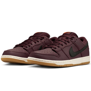 Nike SB Dunk Low Pro ISO - Burgundy Crush - IO2304-600 | Shop Nike SB skate shoes online with Pavement Skate Store! Free Aotearoa NZ shipping over $100*