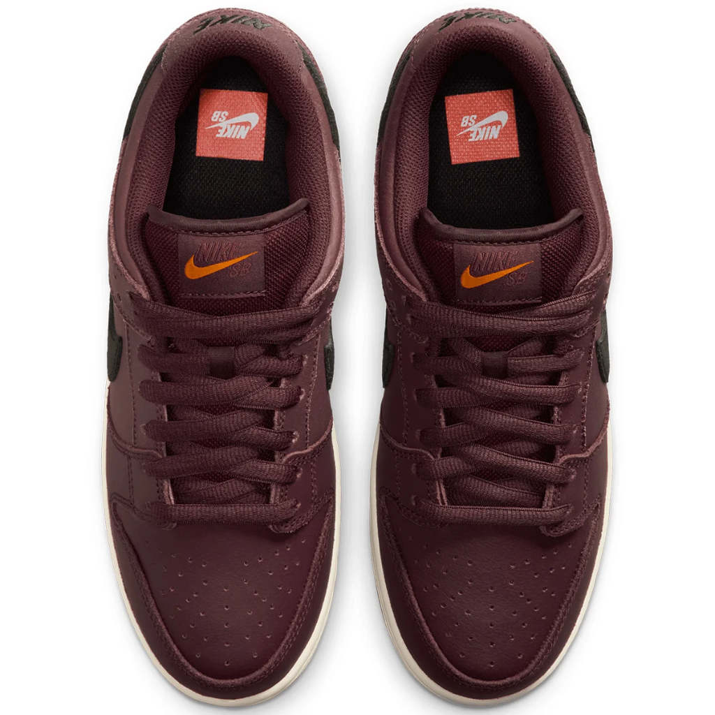Nike SB Dunk Low Pro ISO - Burgundy Crush - IO2304-600 | Shop Nike SB skate shoes online with Pavement Skate Store! Free Aotearoa NZ shipping over $100*