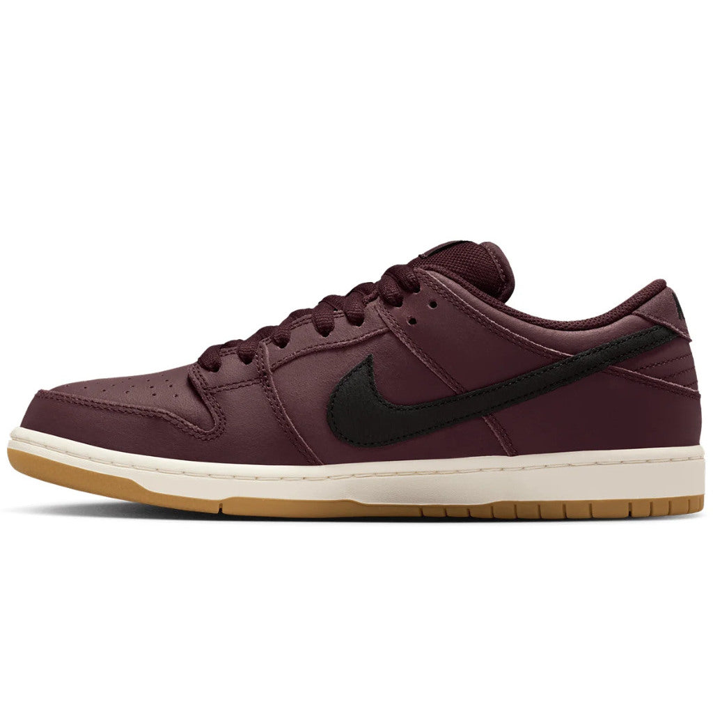 Nike SB Dunk Low Pro ISO - Burgundy Crush - IO2304-600 | Shop Nike SB skate shoes online with Pavement Skate Store! Free Aotearoa NZ shipping over $100*