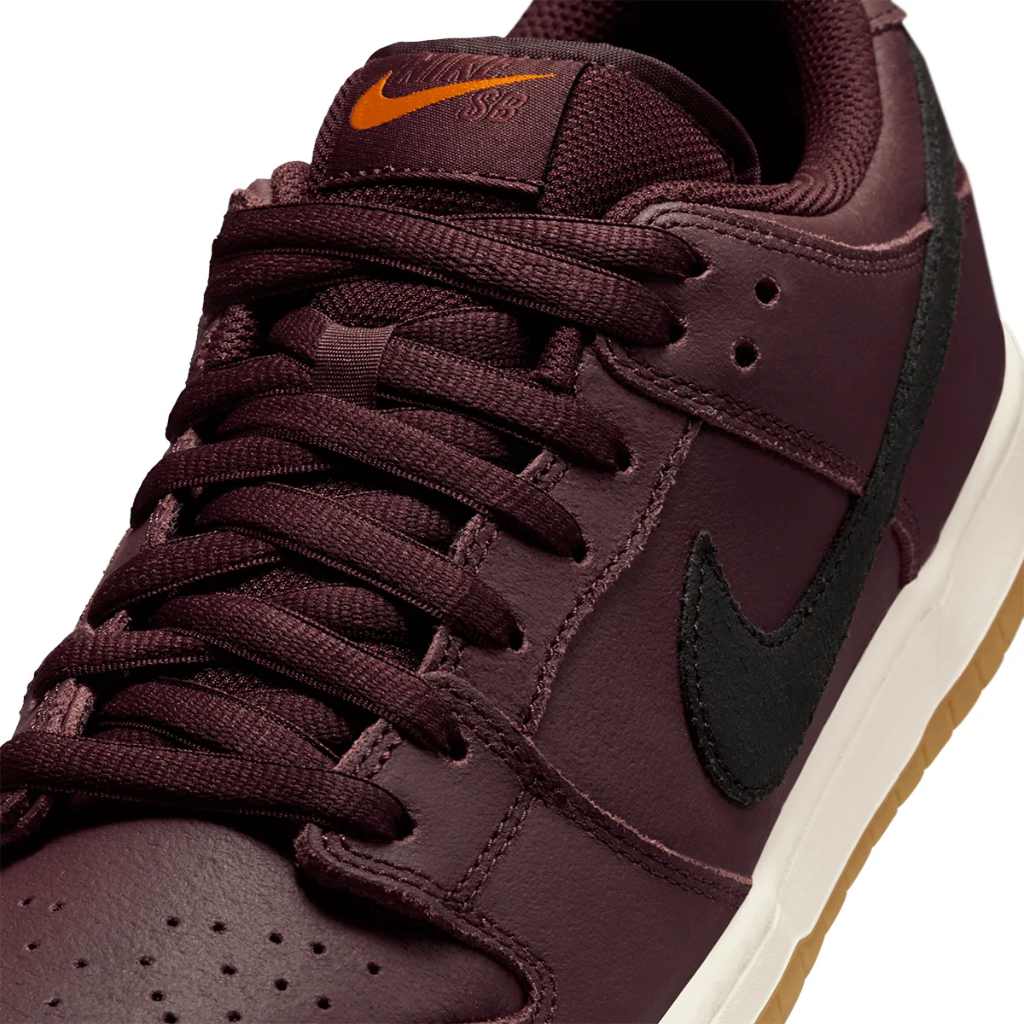 Nike SB Dunk Low Pro ISO - Burgundy Crush - IO2304-600 | Shop Nike SB skate shoes online with Pavement Skate Store! Free Aotearoa NZ shipping over $100*