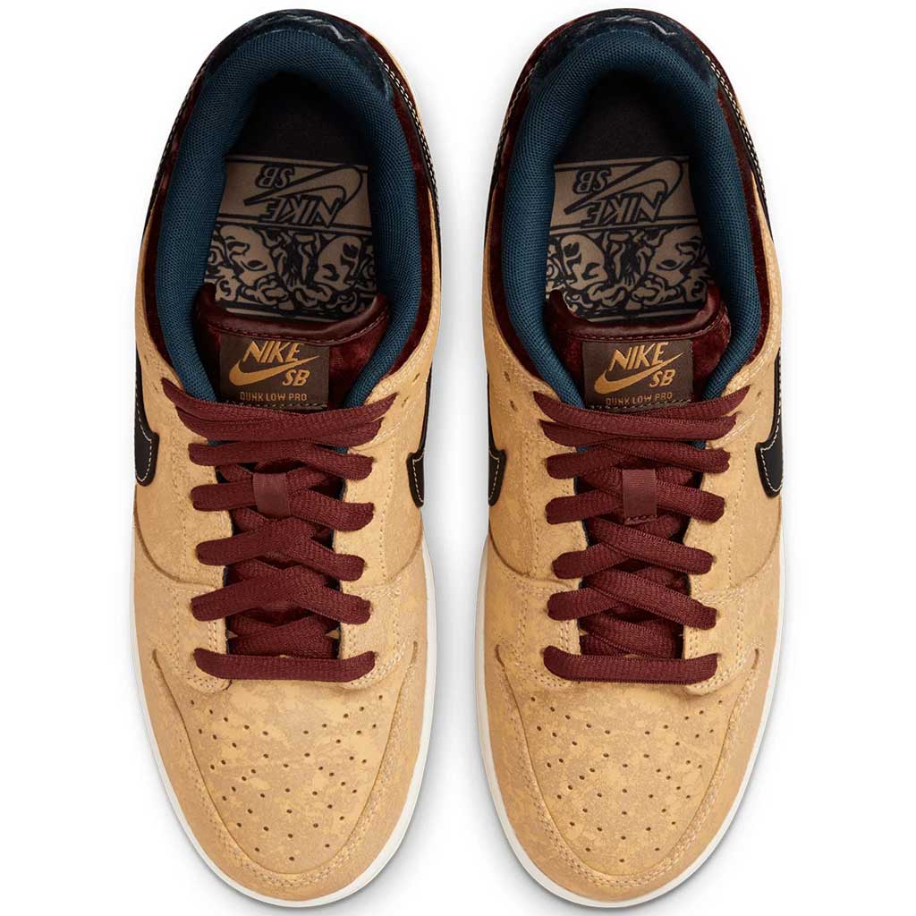 NIKE SB DUNK LOW PRO CITY OF CINEMA - CELESTIAL GOLD/BLACK-DARK TEAM RED